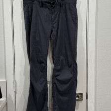 prAna Halle Straight Leg Roll-Up Hiking Pants in Gray