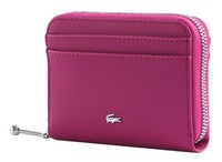 Lacoste Daily City Zip Coin Wallet XS GeldböRse Rubine Purpur Neu