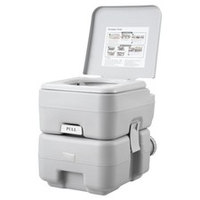 Portable Toilet for Camping, Porta Potty with Carry Bag, 5.3 Gal Waste Tank  3.