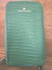 Borsa a tracolla/cintura Chiara Ferretti GRN pelle italiana regolabile telefono pochette
