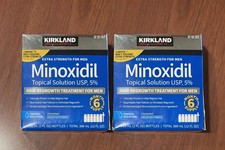 Pack of 2  KIRKLAND Signature Minoxidil 5 Hair Regrowth Treatment for Men