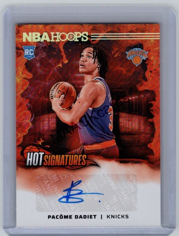 2024-25 Hoops - Pacome Dadiet Hot Signatures Rookie Auto RC #HSR-DAD