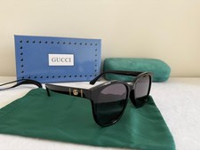 Authentic New Gucci GG0637SK 001 Black Sunglasses