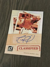 2021 Panini Donruss Classified Signatures Insert #CS-RN RENATO NUNEZ Auto Signed