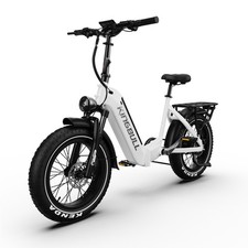 20''Fat Tire E-bike Kingbull Verve 750W 48V Folding Electric Bike Range 80MI