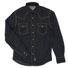 Wrangler Retro Premium Western Shirt, Long Sleeve Snap Up Collared Shirt