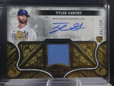 Tyler Gentry | Patch Auto  | # /199 | 2021 Topps Tier One | Royals | AT1R-TG