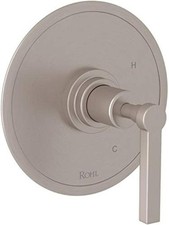 Rohl A2210LMSTN Lombardia Pressure Balance Trim without Diverter - Satin Nickel