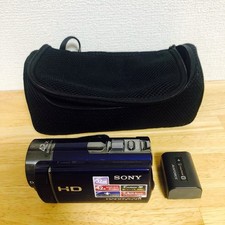 Videocámara Sony HDR-CX180 Handycam Full HD azul probada funcionando desde Japón