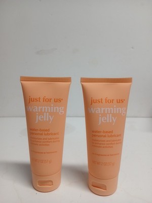 Lot Of 2 Turn Up The Heat Warming Jelly Personal Water Based Lubricant #400