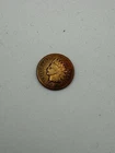 1867 Indian Head Small Cent BN Business Strike Philadelphia Bronze