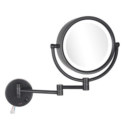 DOWRY Makeup Mirror Wall Mount Lighted with 10X Magnification, Direct Wire,8I...
