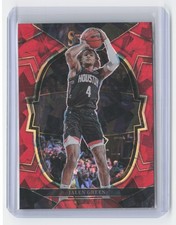 2022-23 Panini Select #52 Jalen Green Red Cracked Ice Prizms