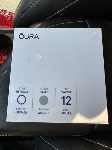 Oura Gen3 Heritage Black Bluetooth Activity Tracker Ring Size 12 Sealed - Picture 1 of 3