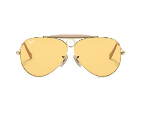 Ray-Ban Sunglasses RB3138 SHOOTER AMBERMATIC Yellow Unisex yellow gold - Picture 2 of 6