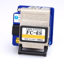 FC-6S Optic Fiber Cleaver Cutter 250um - 900um 12 Position Blade Metal Material