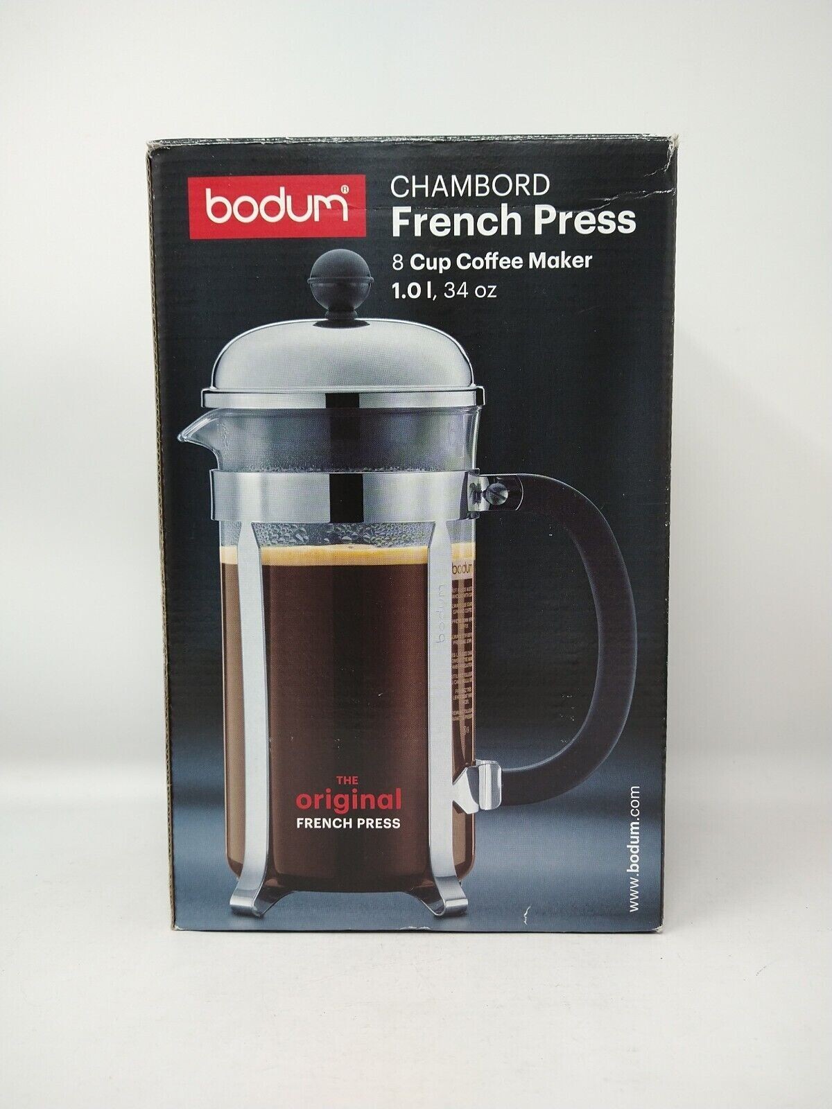 Bodum Chambord French Press - Coffee maker, 12 cup, 1.5 l, 51 oz, USA 1932-16T
