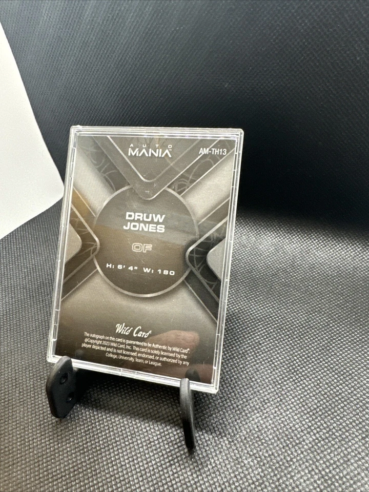 Druw Jones 2023 Auto Mania #AM-TH13 AUTOGRAPH Bookend!  1/5 - Image 3 of 4