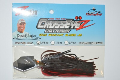 zman z-man crosseyez chatterbait 3/8oz snag resistant bladed jig chili dog