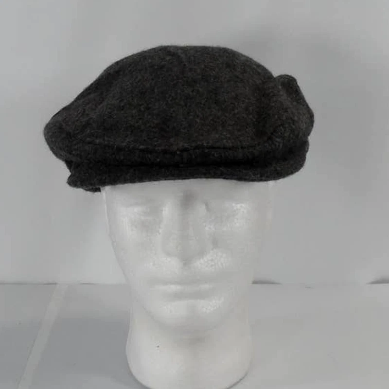 De colección Dobbs Cabbie Newsboy Oreja Solapa Sombrero Gorra EE. UU. Talla S 6 3/4-6 7/8 Foto 3 de 4