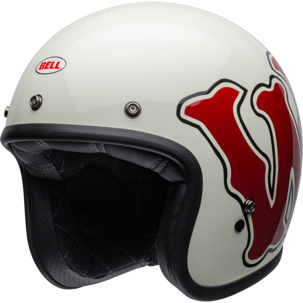 Bell Custom 500 DLX SE Open-Face Helmet RSD WFO White | eBay UK