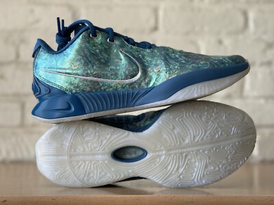 Nike LeBron James XXI 21 Abalone Industrial Blue Green FN0708-400 Men Size 11