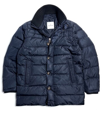 Luxury Men's MONCLER GRANADA Blue Giubbotto Down Field Jacket - 3