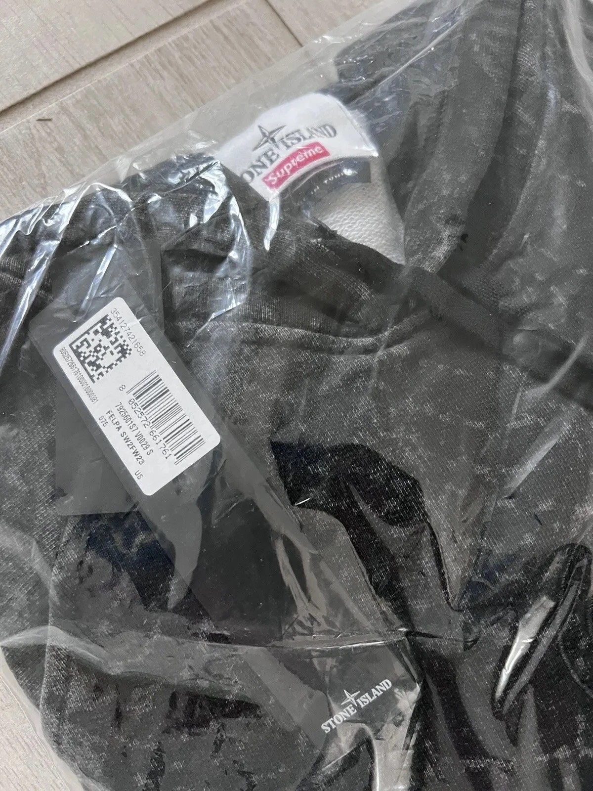 Felpa con cappuccio Supreme X Stone Island taglia S (nuova di zecca) 100% autentica