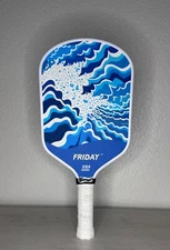 Friday Original Paddle (16mm) Pickleball Sea Salt - Round Top