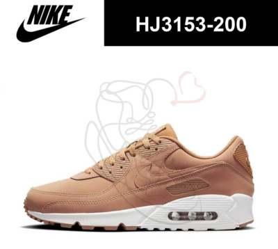 Nike Air Max 90 Premium Flax Sail HJ3153-200 Men's | eBay