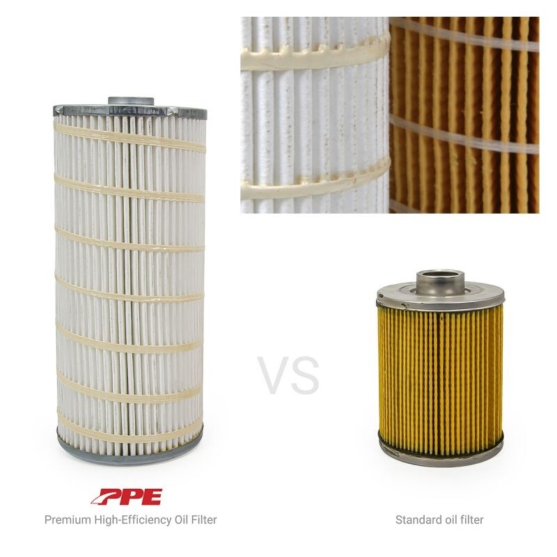 PPE Premium High-Efficiency 5-Micron Oil Filter For 01-19 Chevy/GMC 6.6L Duramax