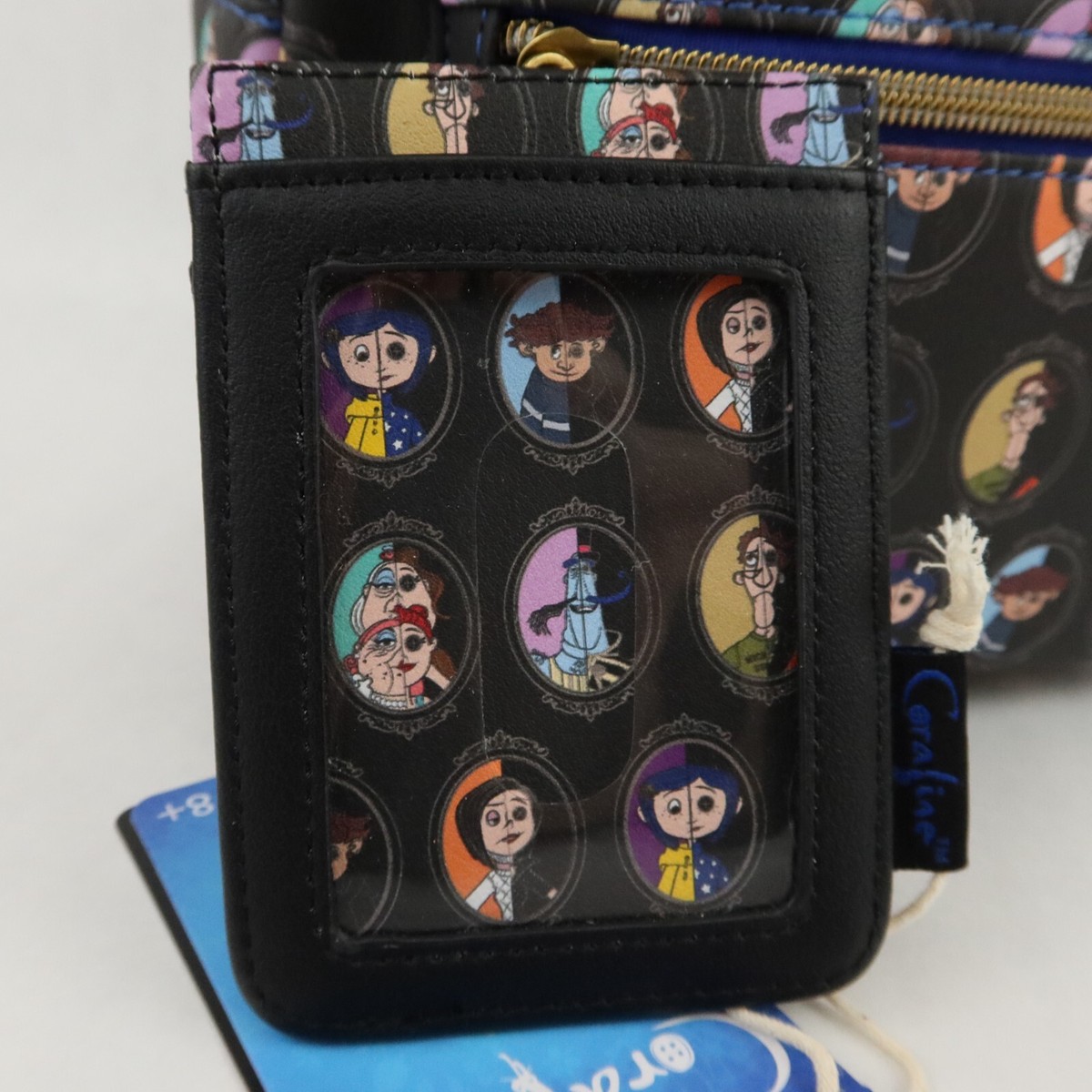 Loungefly Coraline Mini Backpack Bag & Cardholder Split  display picture 2