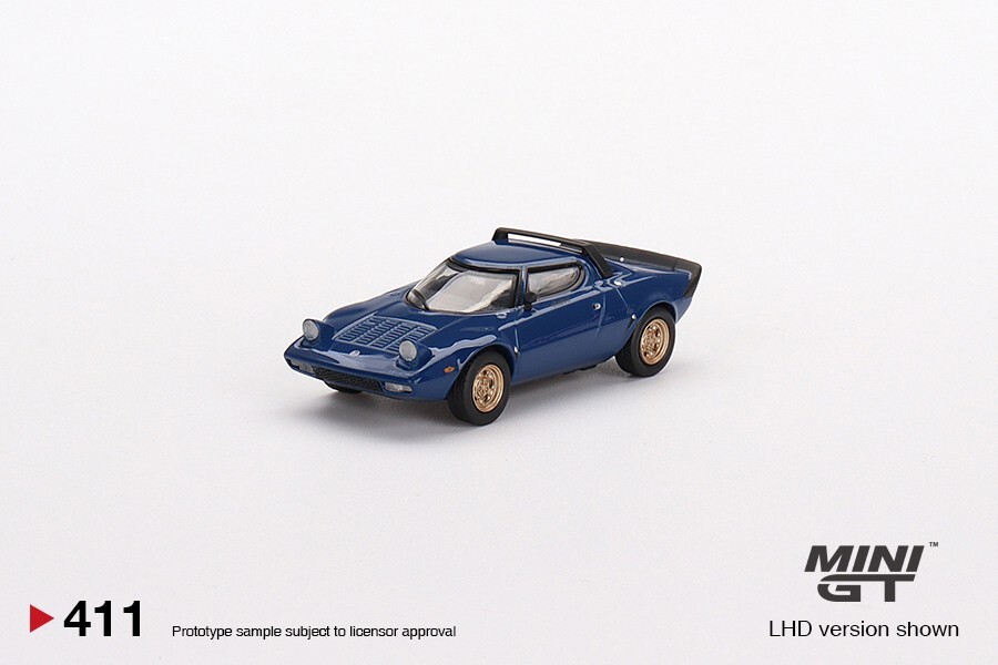 Mini GT 1:64 Lancia Stratos HF Stradale Bleu Vincennes #411 | eBay
