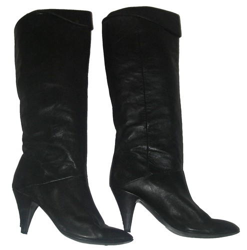 Vintage Marithé François Girbaud Leather Riding Boots — US 6.5