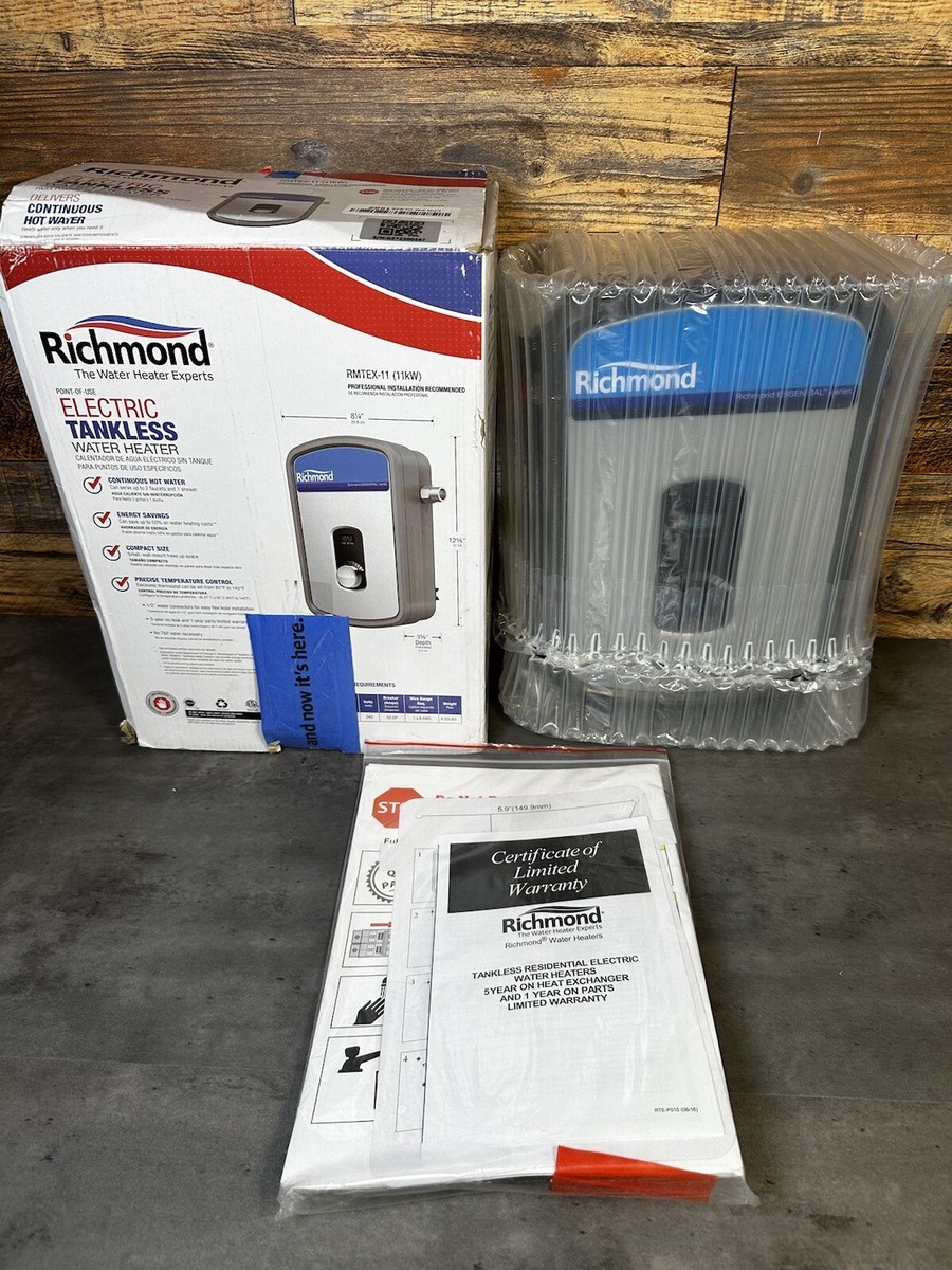 Natural Gas Water Richmond Tankless Richmond RMTGH-95XLP-2/1