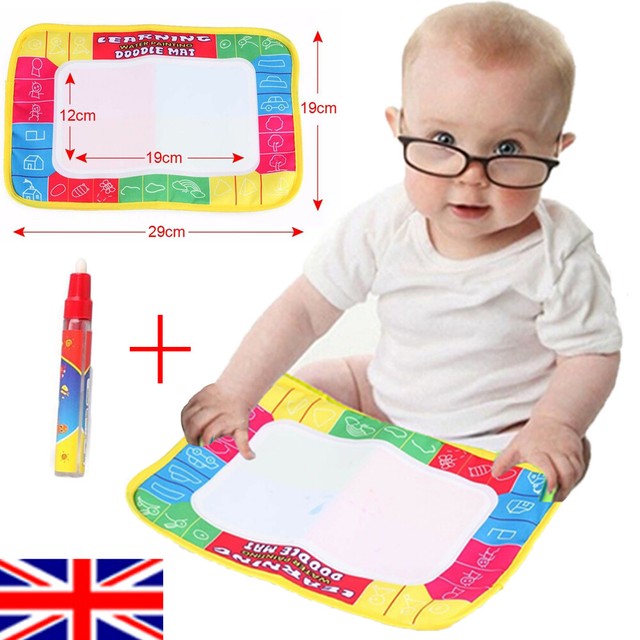 aqua doodle drawing mat & magic pen
