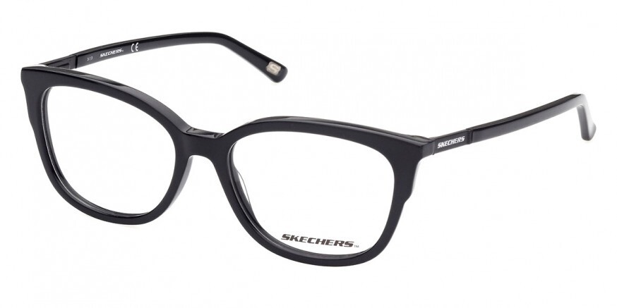 Skechers SE2173 001 Черная пластиковая оправа для оптических очков Cat Eye 53-16-140 15090₽