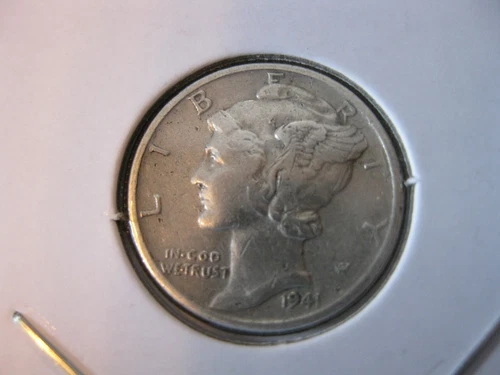 1941 D "Mercury" Liberty Dime F-XF
