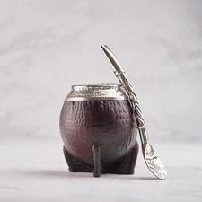 Taza/Mate Torpedo Gourd High Quality + 100% Alpaca Straw