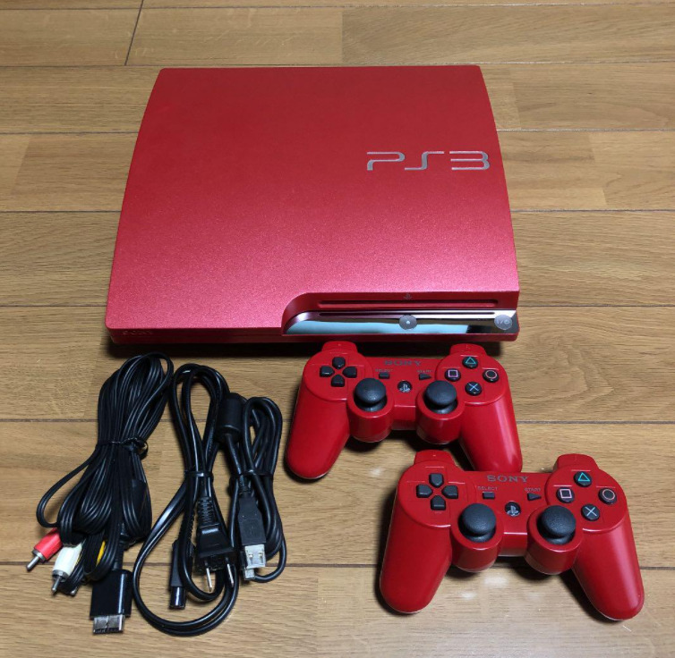 SONY PS3 PlayStation 3 320GB CECH-3000B Scarlet Red Console