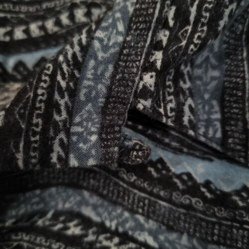 LL Bean Vintage Aztec Shirt Mens XLT Tall Traditional Fit Loop Collar Geometric - Picture 4 of 6
