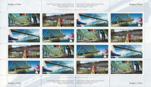 qq. BRIDGES ARCHITECTURE = DOUBLE SIDE = ANY block of 4 Canada 2005 #2103a MNH - Picture 2 of 3