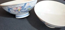Cute 2pc Ceramic Asian Rice Bowls