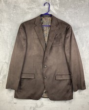Lauren Ralph Lauren Blazer Mens Brown Sport Coat Jacket in Size 44L