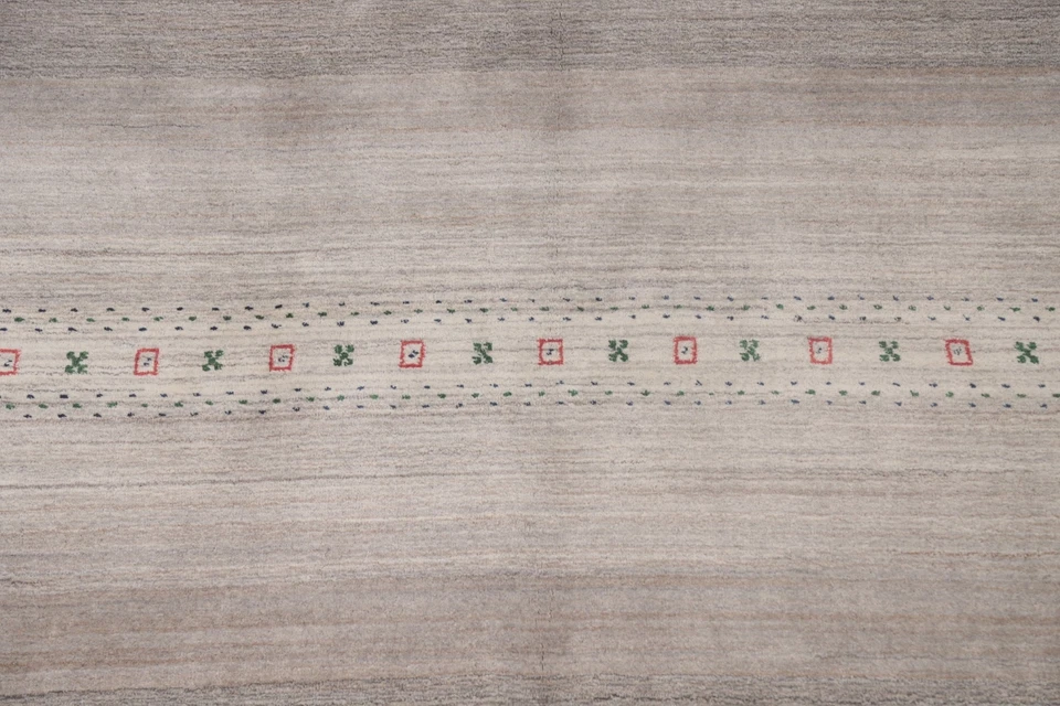 Little Animal Design Contemporary Gabbeh Wool Hand-knotted Living Room Rug 6'x8' - Image 4 of 4