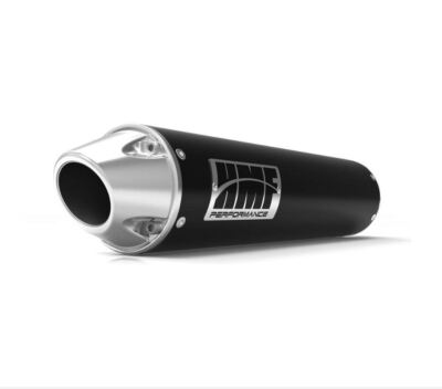 HMF Performance Black Slip On Exhaust Pipe Black Euro Cap Brute Force 650i | 750