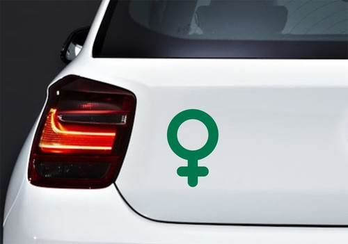 Calcomanía adhesiva de vinilo símbolo femenino para automóvil portátil motocicleta (ia) - Imagen 7 de 10