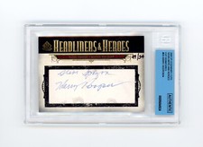 Harry Hooper 2008 Sp Legendary Cuts 29/34 Cut Signatures Auto Autographed Signed