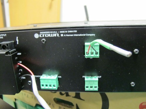 Crown 1160A 160W 70/100V Commercial 2U Rackmount Single-Zone Power Amplifier - Picture 7 of 9