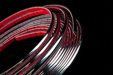2 meters Chrome Car Styling Moulding Strip Trim Adhesive 21mm Width x 5mm Depth